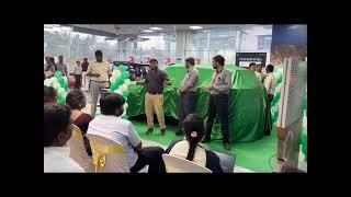 The grand launch of the XUV400 EL PRO — in Jains Mahindra Showroom in Vellore.