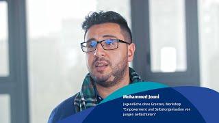 DRANBLEIBEN! Interview Mohammed Jouni - aej-Migrationsfachtagung 2019