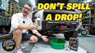 Toyota 4Runner Oil Change... Use The Right Tools!