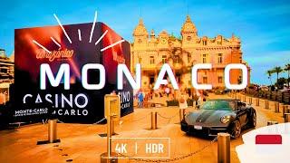 ️  【4K  Monaco】   Mediterranean paradise walk • ⌜Prestigious fairytale land⌟  • 