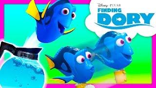 FINDING DORY  Pixar Dory Coffee Pot + Changing Faces Dory with Nemo Funny Toys Video