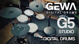 Gewa G5 Studio electronic drums first contact at Spytunes Recording Studio