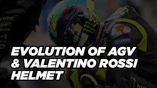 evolution of AGV & VALENTINO ROSSI HELMET #agvpista #agv #helm #helmetloverindonesia