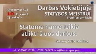 darbas Vokietijoje - statybos meistras