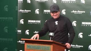 Michigan State coach Jonathan Smith reflects on 41-14 loss to Rutgers, future of program