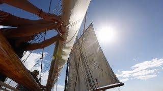 Working a tall ship – sailing on Bessie Ellen