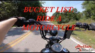 Bucket list ride on motorcycle /2008 Harley Davidson Softail