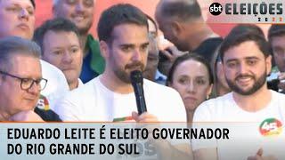 Eduardo Leite é eleito governador do Rio Grande do Sul | Eleições 2022