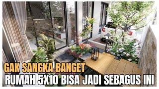 Belum Pernah dan Sulit Kamu Temui Desain Rumah 5x10 Bisa Jadi Senyaman Ini!