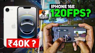 iPhone 16e for BGMI & PUBG  | 90FPS + 120FPS Gaming or 60FPS? | Best iPhone Under 60K?