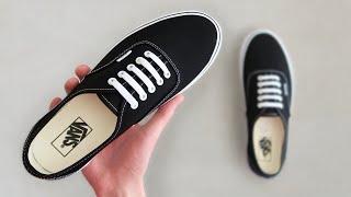 How to Lace Vans Authentic - Bar Lace (5 holes)