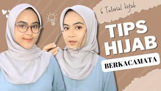 Tutorial Hijab Segiempat Pakai Kacamata Yang Nyaman Sehari-Hari!!! Cuma Pakai 1 Jarum Pentul