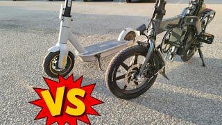 Patinete eléctrico vs Bicicleta eléctrica  ¿Cual comprar?