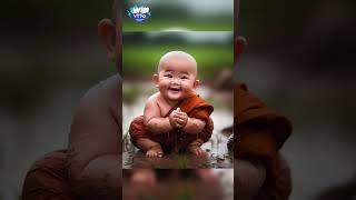 So cute little Monk #short#shortsvideo#monk#cutebaby