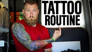Finishing a Full Sleeve! | Tattoo Routine