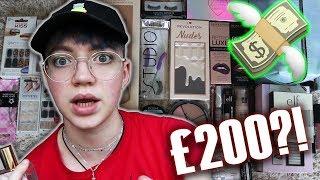 MASSIVE £200 DRUG STORE MAKEUP HAUL - Transman Buys Makeup For THE FIRST TIME!