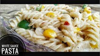 White Sauce Pasta | How To Make White Sauce Pasta | Flavours Of Rasoi