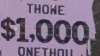I won $1,000