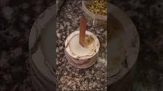 This is how a CANDLE dries