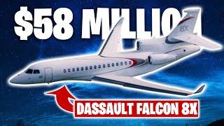 $58 Million Dassault Falcon 8X - Private Jet Perfection