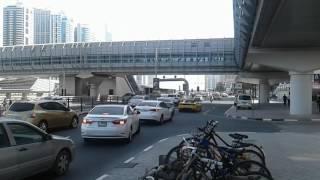 Ferrari haywired at marina station dubai