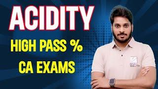PEOPLE ARE SUFFERING FROM ACIDITY DUE TO HIGH PASS PERCENTAGE IN CA EXAMS | MY VIEW ON THE SAME