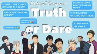 Haikyuu! Truth or Dare (Tops Groupchat) Part 1 