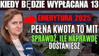 Kiedy będzie wypłacana 13. emerytura 2025? Pełna kwota to mit? Sprawdź, ile naprawdę dostaniesz!