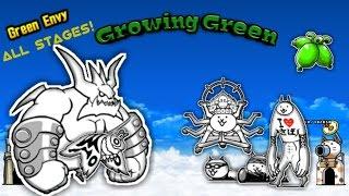 The Battle Cats| Growing Green (Hard, Expert, Insane)