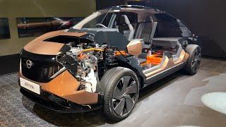 Nissan ARIYA 2023 - CRAZY technical details, EV platform & walkaround