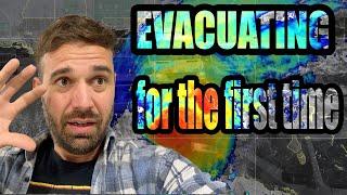 evacuating for the first time ever | hurricane Milton 