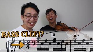 SIGHTREADING PIANO MUSIC... ON THE VIOLIN (IMPOSSIBLE CHALLENGE)