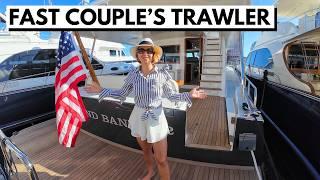 WORLD DEBUT!  2025 Grand Banks 62 Fast Trawler Yacht Tour