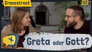 "Greta oder Gott?" - | Klimawandel | Strassendebatte