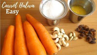 How to make carrot halwa easily at home | Easy indian sweet recipes to make at home