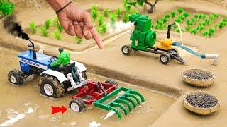 diy tractor making new technology plough machine science project | @sanocreator