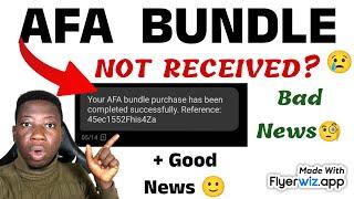 AFA BUNDLE Call time - Not Received ( The solution + what can't be solved)