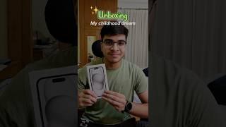 *Unboxing* my iPhone 15!! #unboxing #iphone #mbbs #motivation #dream #neet