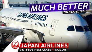 NOT So Horrible! · JAPAN AIRLINES 787-8 BUSINESS CLASS   Tokyo  Ho Chi Minh City  Comfy As!