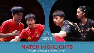Wang/Sun vs Liang/Wang | Match Highlights | #ITTFWorlds2025
