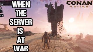 A Chaotic Day on a PvP Server - Conan Exiles