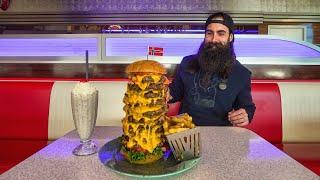 IN NORWAY YOU HAVE TO STAY SEATED FOR 15 MINUTES AFTER ATTEMPTING THIS CHALLENGE! | BeardMeatsFood