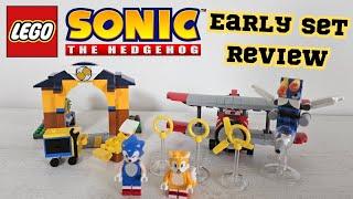 LEGO Sonic: Tails' Workshop And Tornado Plane EARLY 2023 Set REVIEW! (76991)