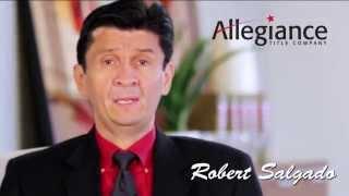 Allegiance Title Company Escrow Officer Robert Salgado