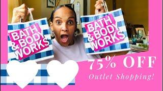 BATH AND BODY WORKS HAUL HAND SOAP 75% Off OUTLET SHOPPING