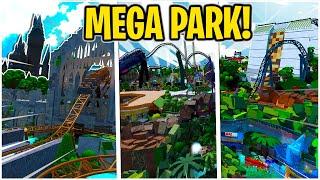 Theme Park Tycoon 2's Best UNIVERSAL Mega Parks! 