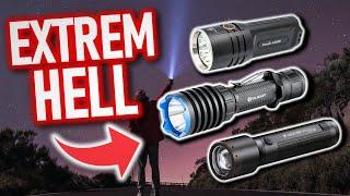 Beste HELLE TASCHENLAMPEN 2024 im Vergleich (3 Preisklassen) | Top 3 Taschenlampen extrem hell