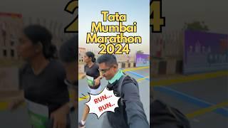 Tata Mumbai Marathon 3024!‍️  #tata #tatamumbaimarathon #marathon #running #minivlog ng