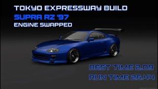 GT7 | 1 54| Good money method Car | Supra RZ '97 Engine Swapped | Tokyo Expressway Build |