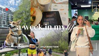 WEEKLY VLOG  Half-Marathon Race, Book Events, How I'm Feeling!